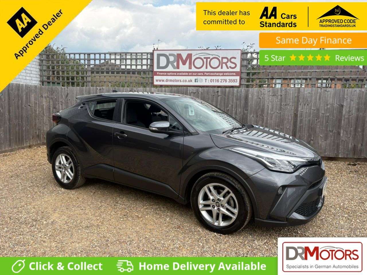 A 2023 TOYOTA C-HR 1.8 VVT-h GPF Icon SUV 5dr Petrol Hybrid CVT Euro 6 (s/s) (122 ps) R/CAMERA A 2023 TOYOTA C-HR 1.8 VVT-h GPF Icon SUV 5dr Petrol Hybrid CVT Euro 6 (s/s) (122 ps) R/CAMERA