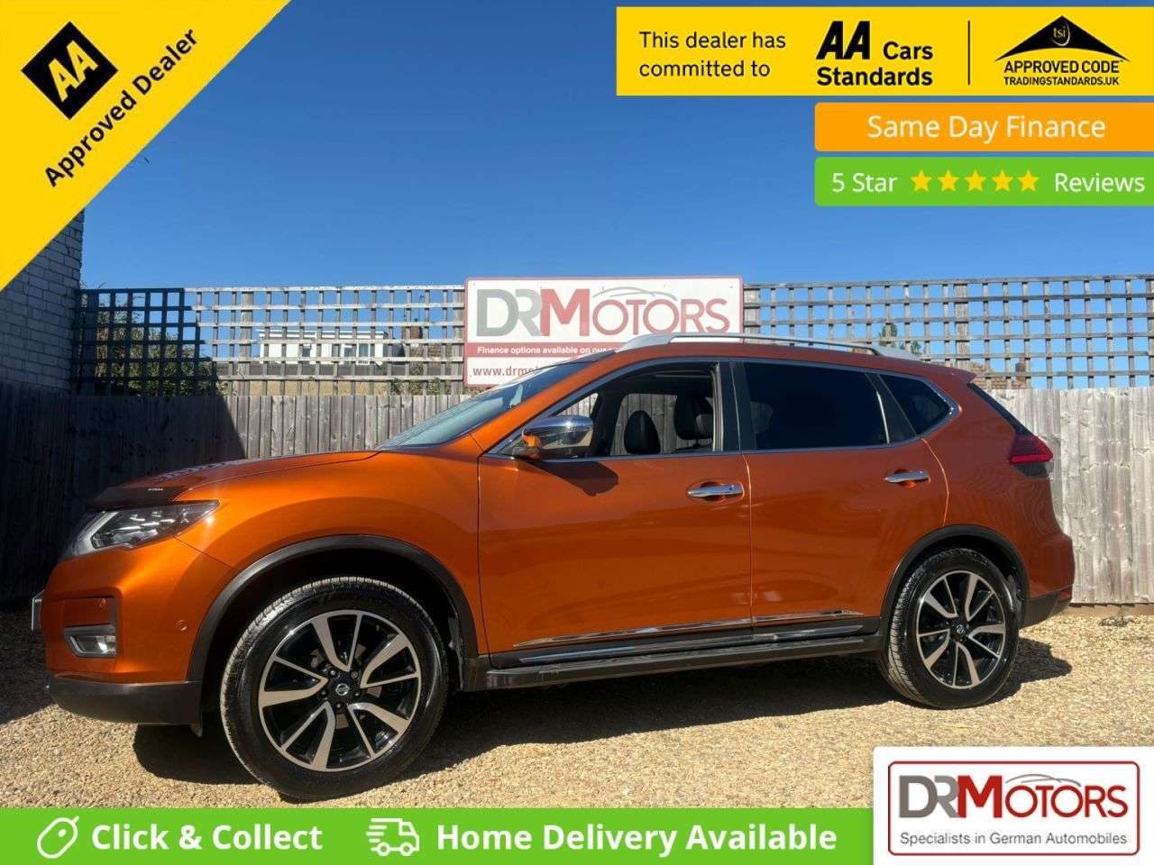 A 2019 NISSAN X-TRAIL 1.3 DIG-T Tekna SUV 5dr Petrol DCT Auto Euro 6 (s/s) (160 ps) SAT NAV+ R/CA A 2019 NISSAN X-TRAIL 1.3 DIG-T Tekna SUV 5dr Petrol DCT Auto Euro 6 (s/s) (160 ps) SAT NAV+ R/CA