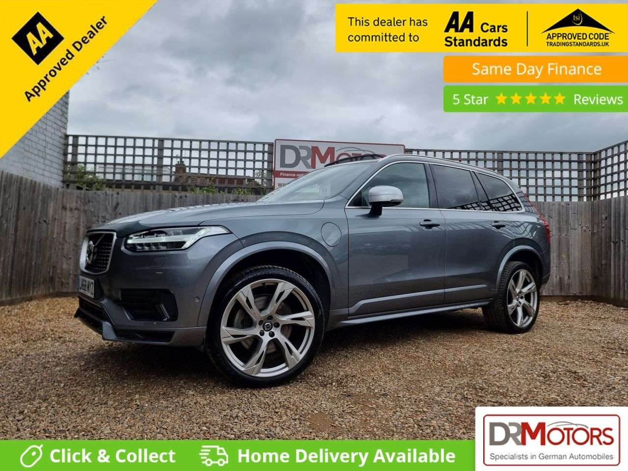 A 2018 VOLVO XC90 2.0h T8 Twin Engine 10.4kWh R-Design Pro SUV 5dr Petrol Plug-in Hybrid Auto A 2018 VOLVO XC90 2.0h T8 Twin Engine 10.4kWh R-Design Pro SUV 5dr Petrol Plug-in Hybrid Auto