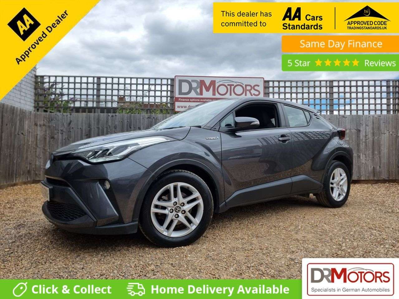 A 2022 TOYOTA C-HR 1.8 VVT-h GPF Icon SUV 5dr Petrol Hybrid CVT Euro 6 (s/s) (122 ps) R/CAMERA A 2022 TOYOTA C-HR 1.8 VVT-h GPF Icon SUV 5dr Petrol Hybrid CVT Euro 6 (s/s) (122 ps) R/CAMERA