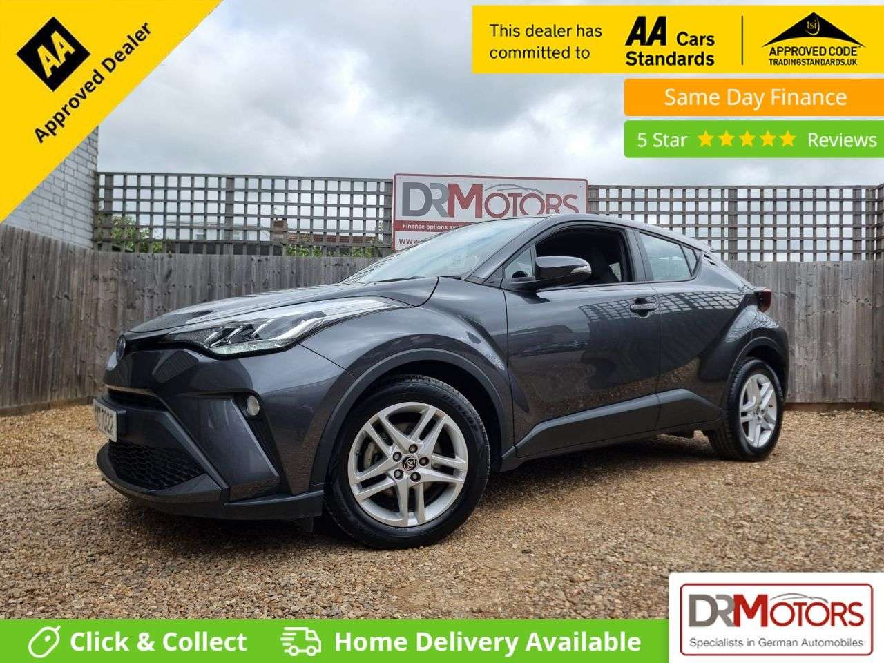 A 2023 TOYOTA C-HR 1.8 VVT-h GPF Icon SUV 5dr Petrol Hybrid CVT Euro 6 (s/s) (122 ps) R/CAMERA A 2023 TOYOTA C-HR 1.8 VVT-h GPF Icon SUV 5dr Petrol Hybrid CVT Euro 6 (s/s) (122 ps) R/CAMERA