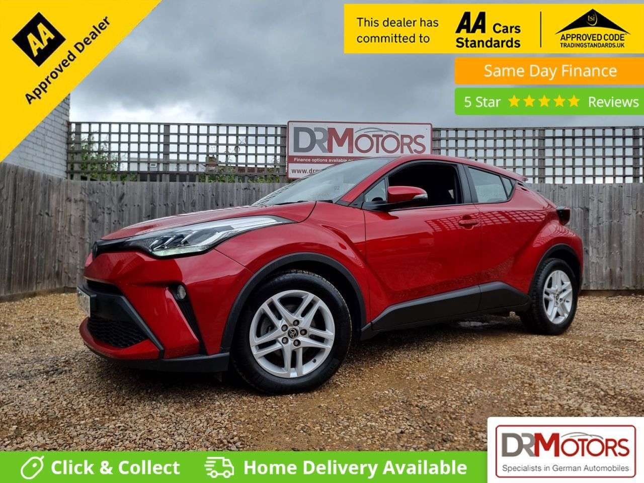 A 2022 TOYOTA C-HR 1.8 VVT-h GPF Icon SUV 5dr Petrol Hybrid CVT Euro 6 (s/s) (122 ps) R/CAMERA A 2022 TOYOTA C-HR 1.8 VVT-h GPF Icon SUV 5dr Petrol Hybrid CVT Euro 6 (s/s) (122 ps) R/CAMERA