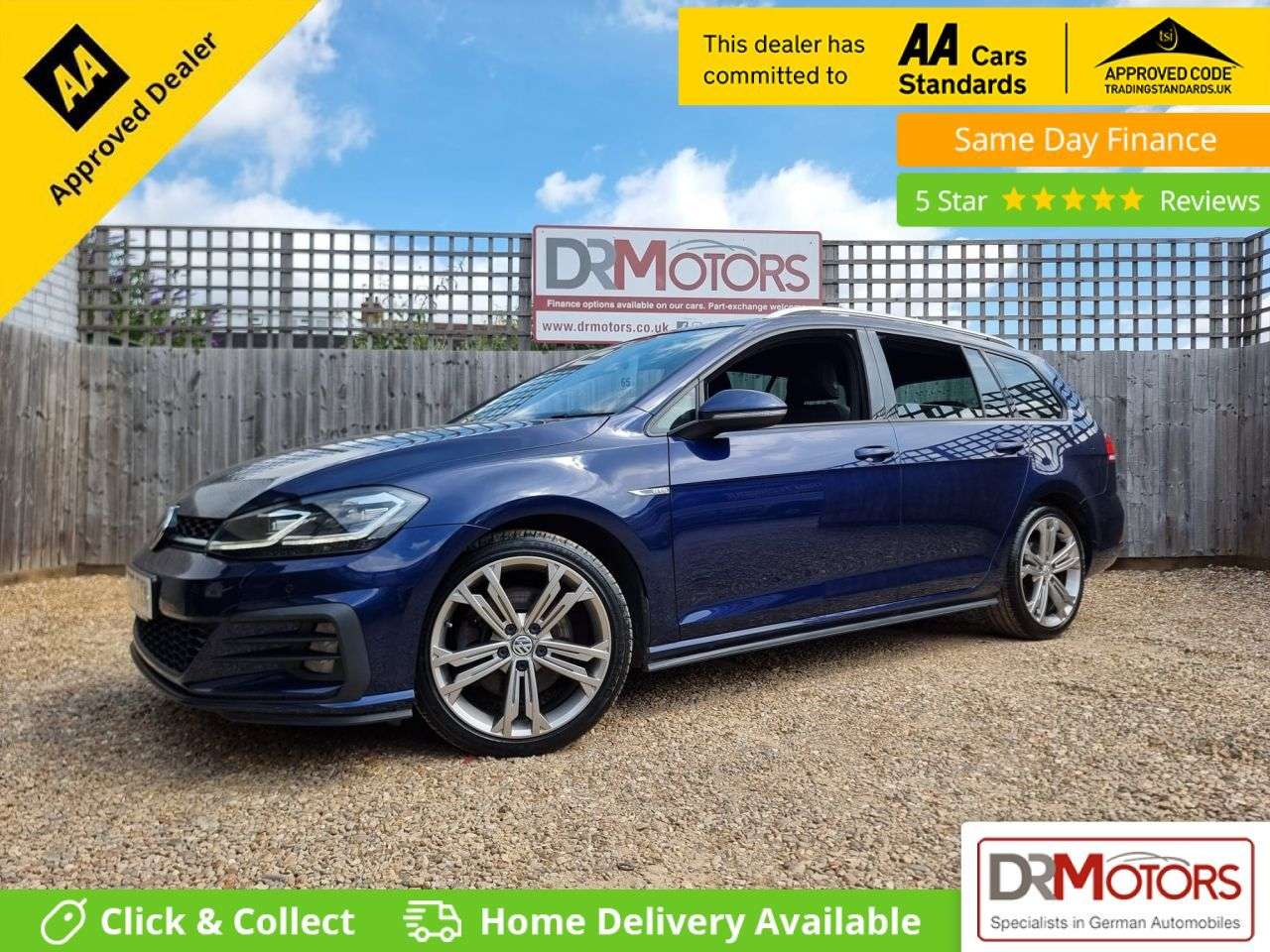 A 2017 VOLKSWAGEN GOLF 2.0 TDI GTD Estate 5dr Diesel DSG Euro 6 (s/s) (184 ps) SAT NAV + BLUETOOTH A 2017 VOLKSWAGEN GOLF 2.0 TDI GTD Estate 5dr Diesel DSG Euro 6 (s/s) (184 ps) SAT NAV + BLUETOOTH