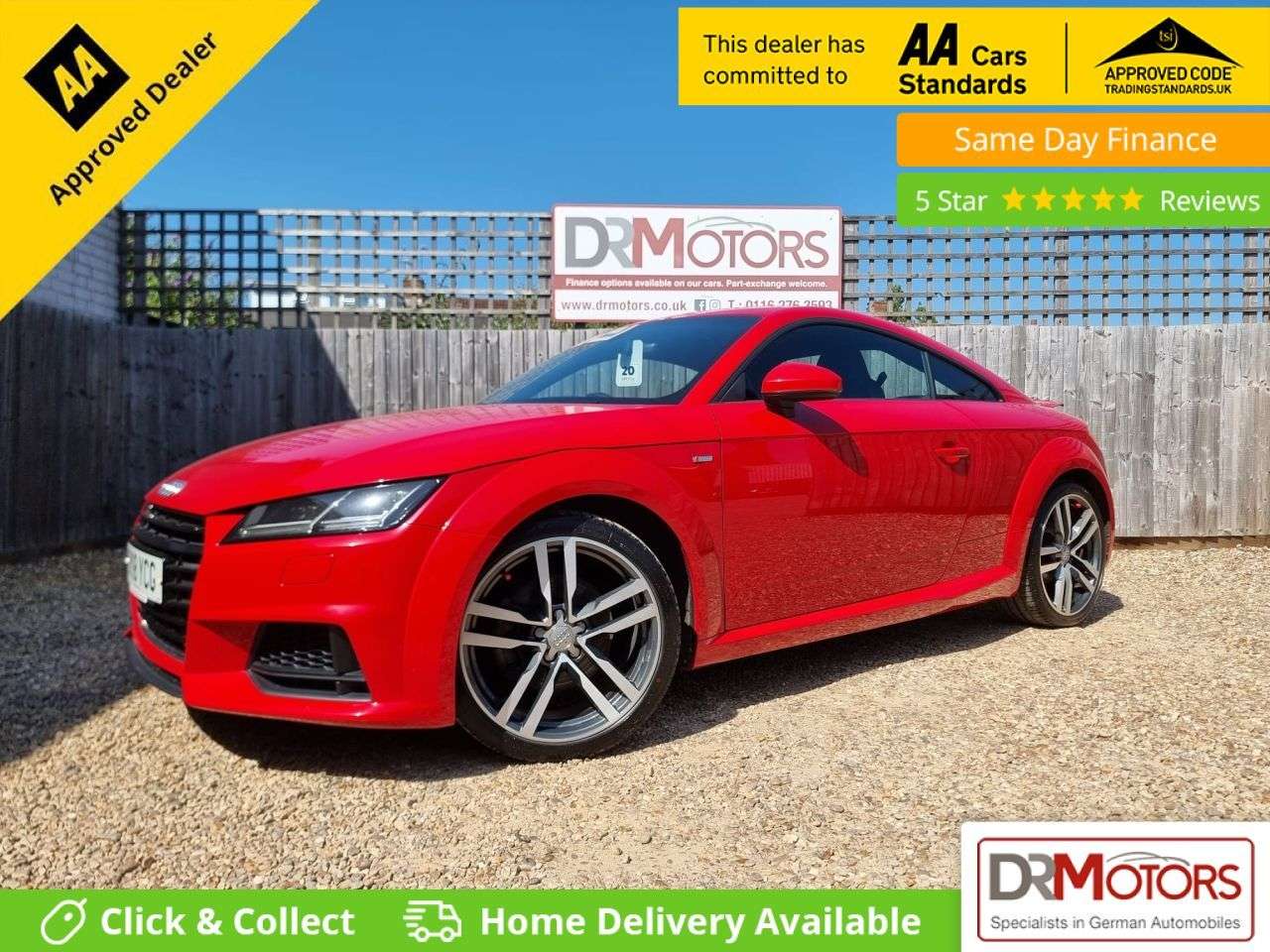 A 2018 AUDI TT 2.0 TDI ultra S line Coupe 3dr Diesel Manual Euro 6 (s/s) (184 ps) SAT NAV+ A 2018 AUDI TT 2.0 TDI ultra S line Coupe 3dr Diesel Manual Euro 6 (s/s) (184 ps) SAT NAV+