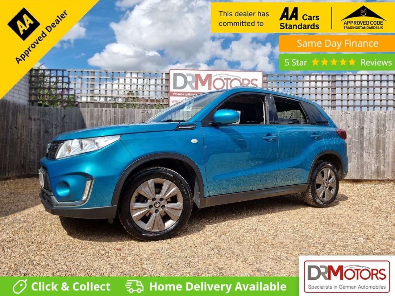 A 2019 SUZUKI VITARA 1.0 Boosterjet SZ-T SUV 5dr Petrol Manual Euro 6 (s/s) (111 ps) + SAT NAV + A 2019 SUZUKI VITARA 1.0 Boosterjet SZ-T SUV 5dr Petrol Manual Euro 6 (s/s) (111 ps) + SAT NAV +