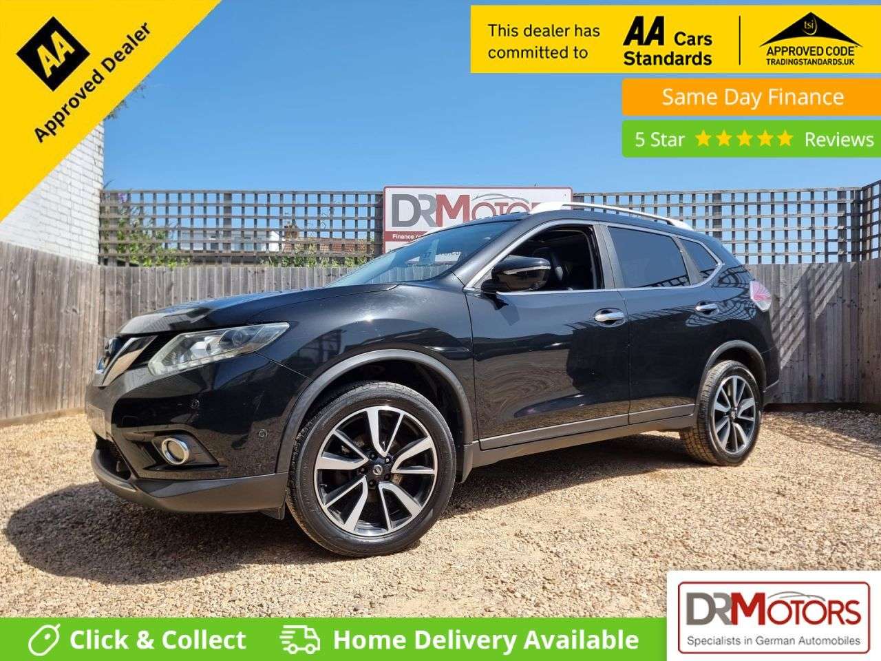 A 2017 NISSAN X-TRAIL 1.6 dCi Tekna SUV 5dr Diesel Manual Euro 6 (s/s) (130 ps) SAT NAV + R/CAMER A 2017 NISSAN X-TRAIL 1.6 dCi Tekna SUV 5dr Diesel Manual Euro 6 (s/s) (130 ps) SAT NAV + R/CAMER