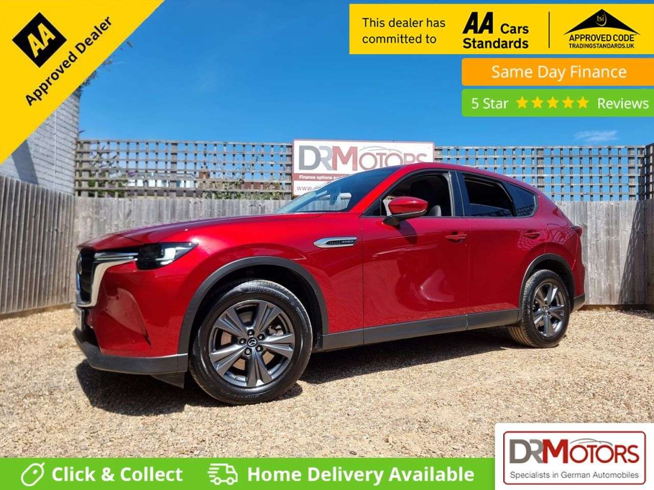 A 2023 MAZDA CX-60 2.5 e-SKYACTIV 17.8kWh Exclusive-Line SUV 5dr Petrol Plug-in Hybrid Auto 4W A 2023 MAZDA CX-60 2.5 e-SKYACTIV 17.8kWh Exclusive-Line SUV 5dr Petrol Plug-in Hybrid Auto 4W