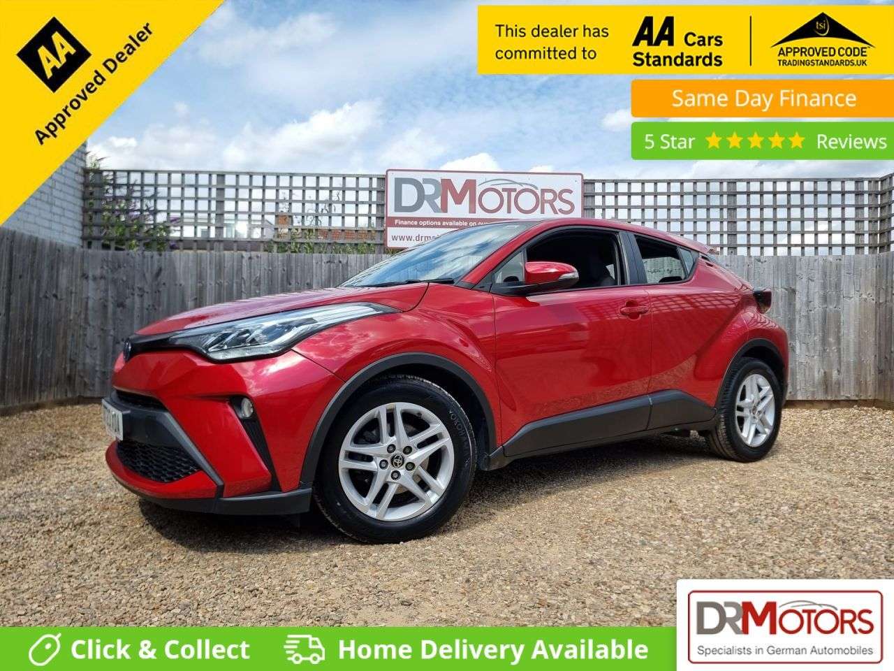 A 2023 TOYOTA C-HR 1.8 VVT-h GPF Icon SUV 5dr Petrol Hybrid CVT Euro 6 (s/s) (122 ps) R/CAMERA A 2023 TOYOTA C-HR 1.8 VVT-h GPF Icon SUV 5dr Petrol Hybrid CVT Euro 6 (s/s) (122 ps) R/CAMERA
