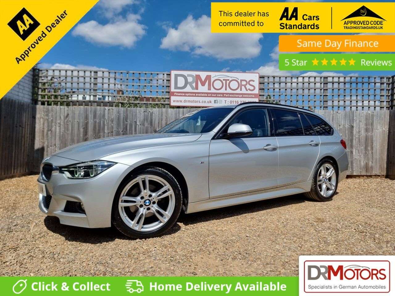 A 2019 BMW 3 SERIES 2.0 320d M Sport Touring 5dr Diesel Manual Euro 6 (s/s) (190 ps) SAT NAV + A 2019 BMW 3 SERIES 2.0 320d M Sport Touring 5dr Diesel Manual Euro 6 (s/s) (190 ps) SAT NAV +