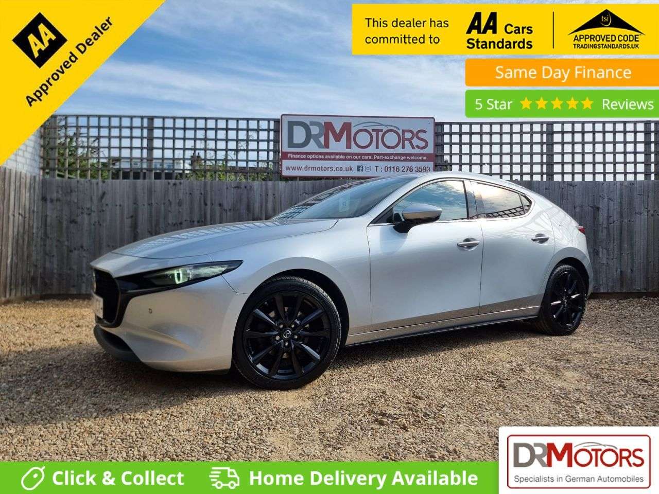 A 2021 MAZDA MAZDA3 2.0 e-SKYACTIV-X MHEV Sport Lux Hatchback 5dr Petrol Manual Euro 6 (s/s) (1 A 2021 MAZDA MAZDA3 2.0 e-SKYACTIV-X MHEV Sport Lux Hatchback 5dr Petrol Manual Euro 6 (s/s) (1