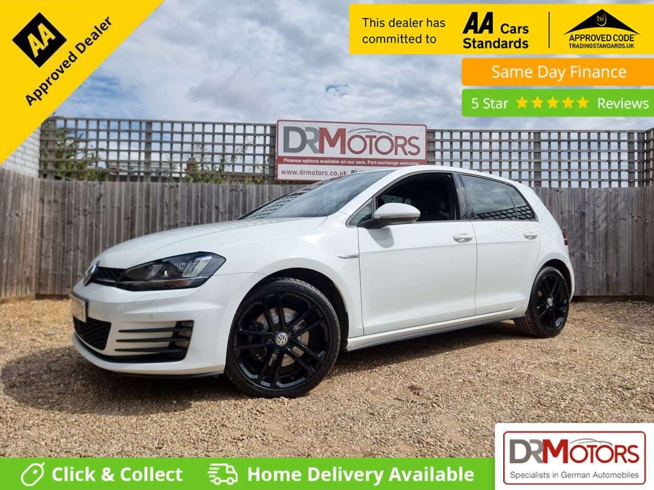 A 2014 VOLKSWAGEN GOLF 2.0 TDI BlueMotion Tech GTD Hatchback 5dr Diesel Manual Euro 6 (s/s) (184 p A 2014 VOLKSWAGEN GOLF 2.0 TDI BlueMotion Tech GTD Hatchback 5dr Diesel Manual Euro 6 (s/s) (184 p