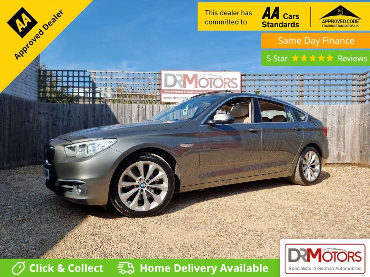 A 2015 BMW 5 SERIES GRAN TURISMO 2.0 520d Luxury GT 5dr Diesel Auto Euro 6 (s/s) (184 ps) SAT NAV+ CAMERA+ P A 2015 BMW 5 SERIES GRAN TURISMO 2.0 520d Luxury GT 5dr Diesel Auto Euro 6 (s/s) (184 ps) SAT NAV+ CAMERA+ P