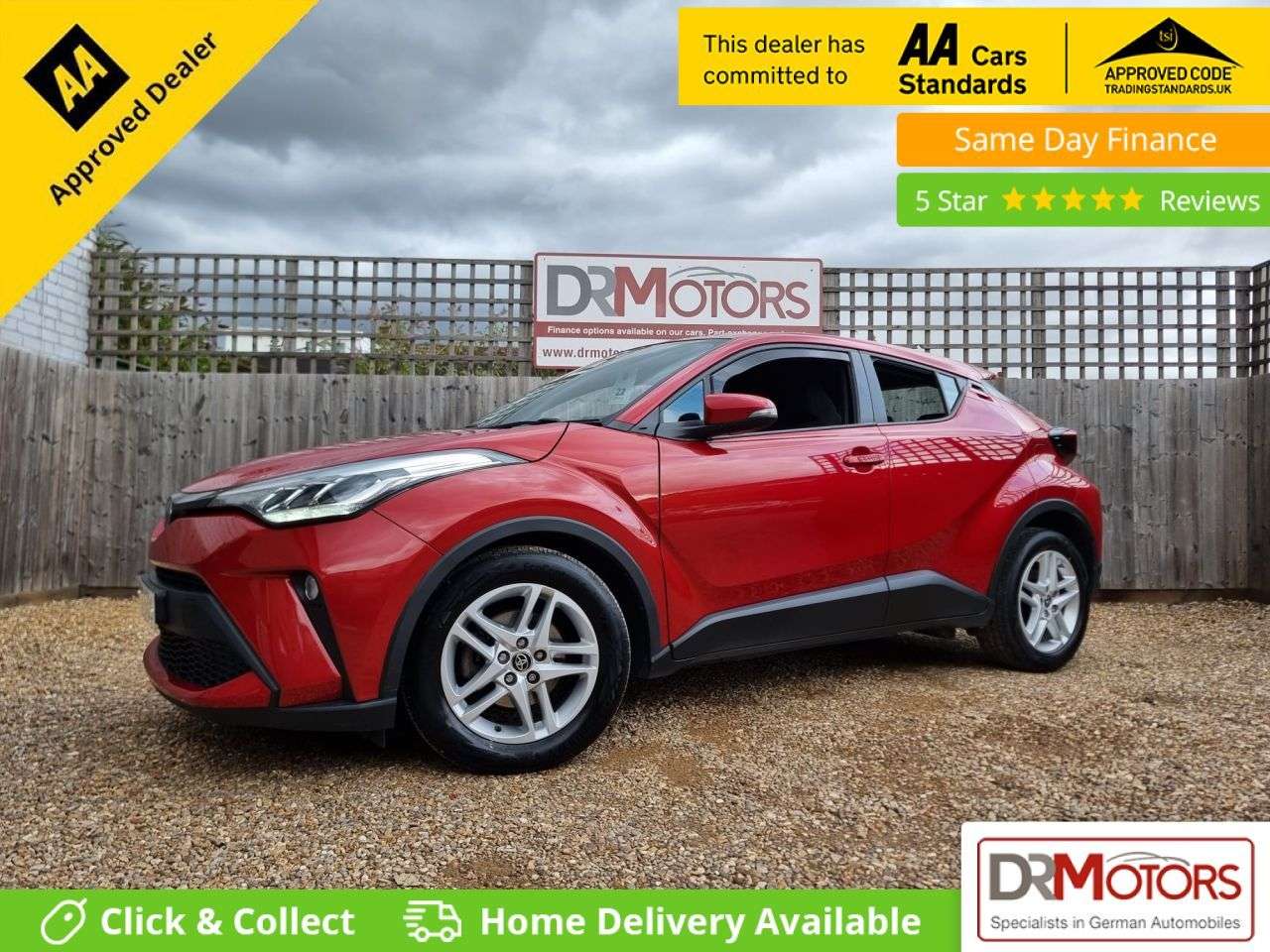 A 2023 TOYOTA C-HR 1.8 VVT-h GPF Icon SUV 5dr Petrol Hybrid CVT Euro 6 (s/s) (122 ps) APPLE CA A 2023 TOYOTA C-HR 1.8 VVT-h GPF Icon SUV 5dr Petrol Hybrid CVT Euro 6 (s/s) (122 ps) APPLE CA
