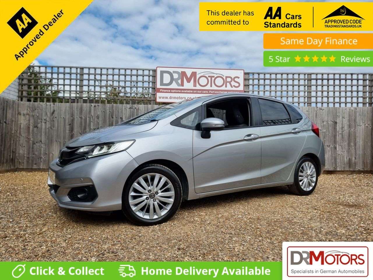 A 2018 HONDA JAZZ 1.3 i-VTEC EX Navi Hatchback 5dr Petrol CVT Euro 6 (s/s) (102 ps) SAT NAV + A 2018 HONDA JAZZ 1.3 i-VTEC EX Navi Hatchback 5dr Petrol CVT Euro 6 (s/s) (102 ps) SAT NAV +