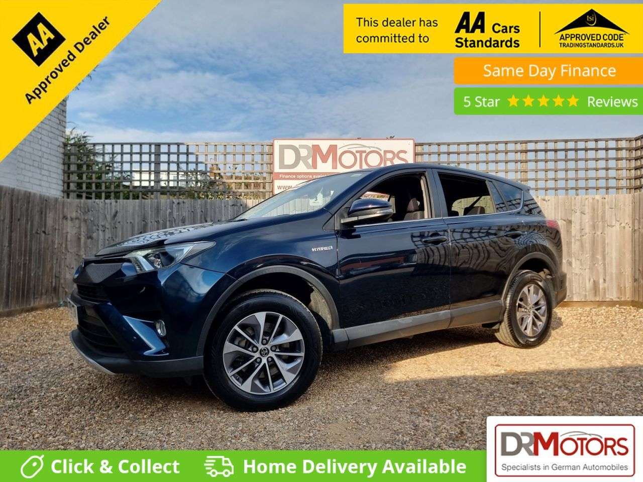 A 2019 TOYOTA RAV4 2.5 VVT-h Icon SUV 5dr Petrol Hybrid CVT Euro 6 (s/s) (197 ps) + SAT NAV+ R A 2019 TOYOTA RAV4 2.5 VVT-h Icon SUV 5dr Petrol Hybrid CVT Euro 6 (s/s) (197 ps) + SAT NAV+ R
