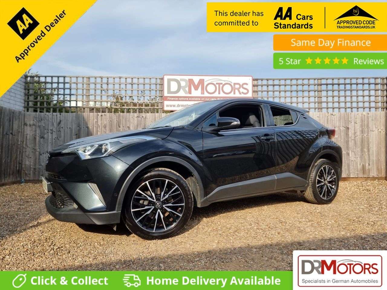 A 2019 TOYOTA C-HR 1.2 VVT-i Excel SUV 5dr Petrol Manual Euro 6 (s/s) (116 ps) SAT NAV + R/CAM A 2019 TOYOTA C-HR 1.2 VVT-i Excel SUV 5dr Petrol Manual Euro 6 (s/s) (116 ps) SAT NAV + R/CAM
