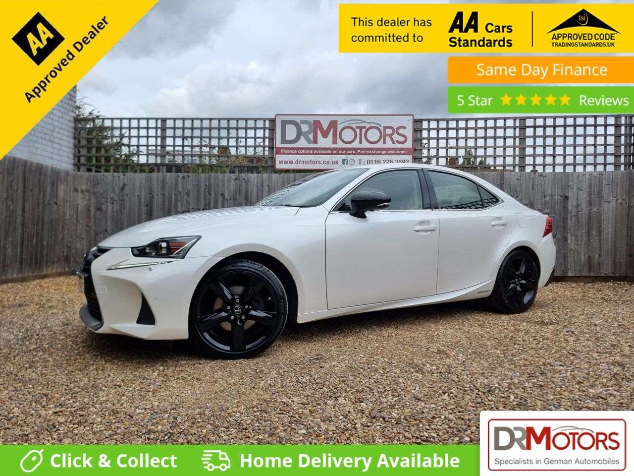A 2018 LEXUS IS 2.5 300h Sport Saloon 4dr Petrol Hybrid E-CVT Euro 6 (s/s) (223 ps) + SAT N A 2018 LEXUS IS 2.5 300h Sport Saloon 4dr Petrol Hybrid E-CVT Euro 6 (s/s) (223 ps) + SAT N