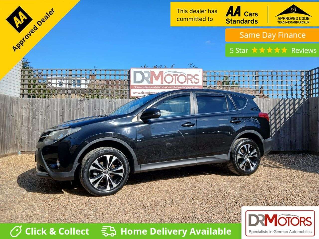 A 2014 TOYOTA RAV4 2.0 D-4D Icon SUV 5dr Diesel Manual 2WD Euro 5 (s/s) (124 ps) SAT NAV + R/C A 2014 TOYOTA RAV4 2.0 D-4D Icon SUV 5dr Diesel Manual 2WD Euro 5 (s/s) (124 ps) SAT NAV + R/C