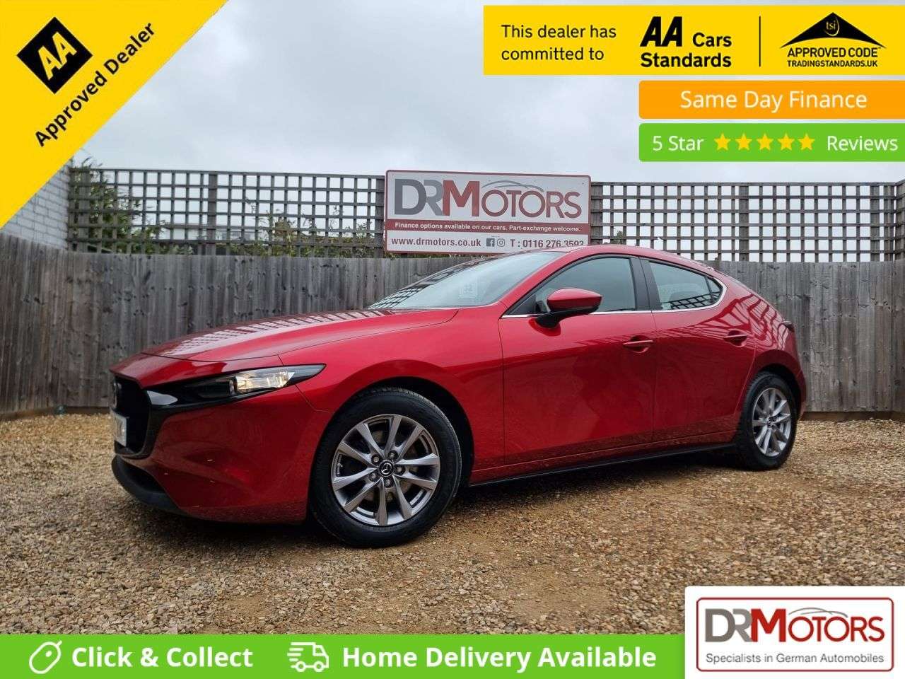 A 2021 MAZDA MAZDA3 2.0 e-SKYACTIV-G MHEV SE-L Hatchback 5dr Petrol Manual Euro 6 (s/s) (122 ps A 2021 MAZDA MAZDA3 2.0 e-SKYACTIV-G MHEV SE-L Hatchback 5dr Petrol Manual Euro 6 (s/s) (122 ps