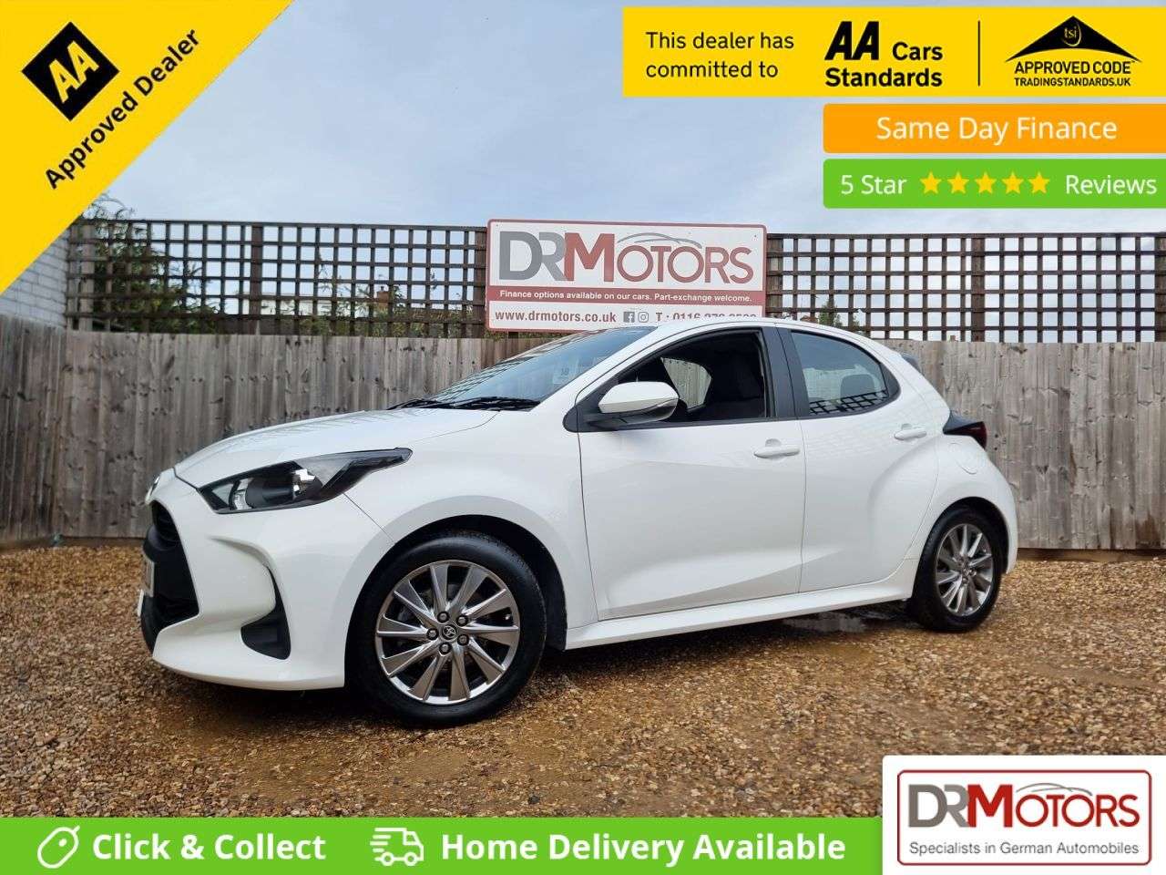 A 2022 TOYOTA YARIS 1.5 VVT-h Icon Hatchback 5dr Petrol Hybrid E-CVT Euro 6 (s/s) (116 ps) + 1 A 2022 TOYOTA YARIS 1.5 VVT-h Icon Hatchback 5dr Petrol Hybrid E-CVT Euro 6 (s/s) (116 ps) + 1