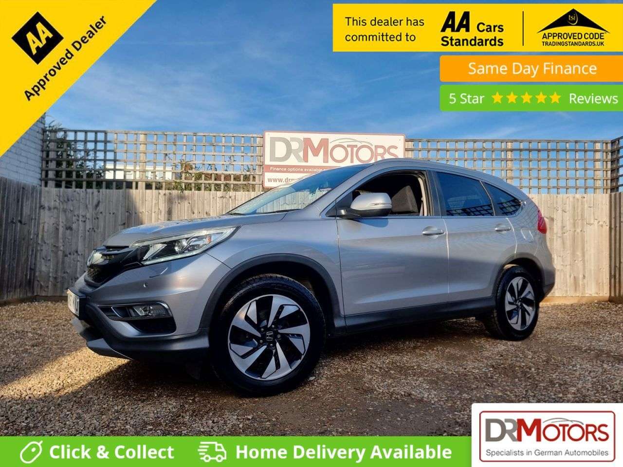 A 2017 HONDA CR-V 2.0 i-VTEC SR SUV 5dr Petrol Auto 4WD Euro 6 (155 ps) A 2017 HONDA CR-V 2.0 i-VTEC SR SUV 5dr Petrol Auto 4WD Euro 6 (155 ps)