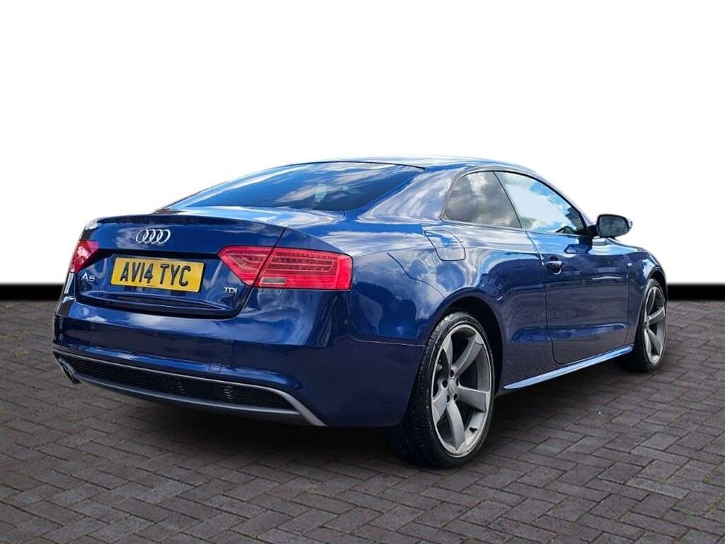A 2014 AUDI A5 2.0 TDI Black Edition Coupe 2dr Diesel Manual Euro 5 (s/s) (177 ps) 6 month A 2014 AUDI A5 2.0 TDI Black Edition Coupe 2dr Diesel Manual Euro 5 (s/s) (177 ps) 6 month
