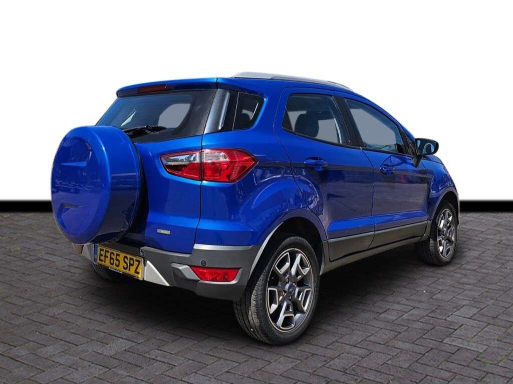 A 2015 FORD ECOSPORT 1.0T EcoBoost Titanium SUV 5dr Petrol Manual 2WD Euro 5 (s/s) (125 ps) 6 mo A 2015 FORD ECOSPORT 1.0T EcoBoost Titanium SUV 5dr Petrol Manual 2WD Euro 5 (s/s) (125 ps) 6 mo