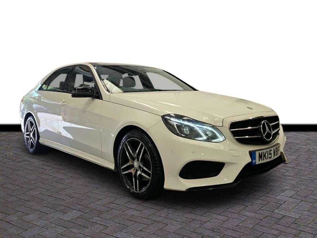 A 2015 MERCEDES-BENZ E CLASS 2.1 E220 BlueTEC AMG Night Edition (Premium) Saloon 4dr Diesel G-Tronic+ Eu A 2015 MERCEDES-BENZ E CLASS 2.1 E220 BlueTEC AMG Night Edition (Premium) Saloon 4dr Diesel G-Tronic+ Eu