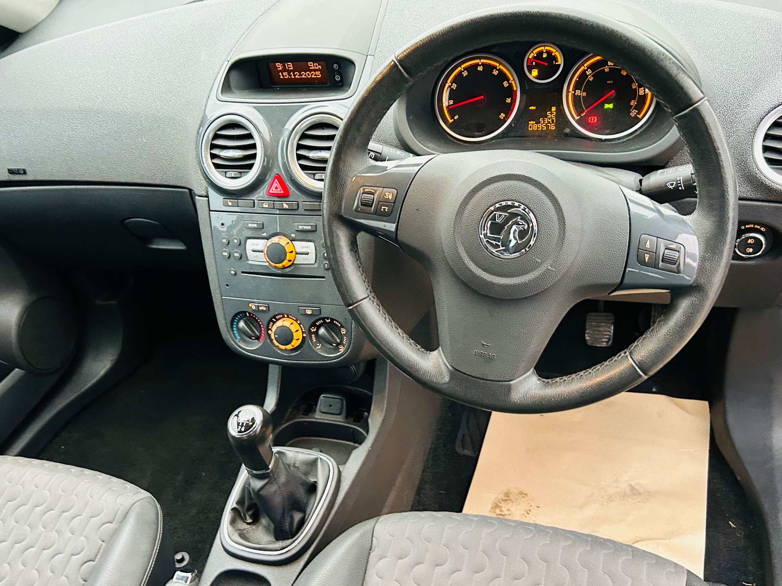 2012 VAUXHALL CORSA 2012 VAUXHALL CORSA