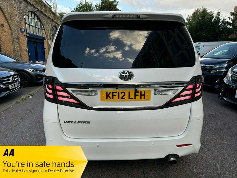 2012 TOYOTA VELLFIRE 2012 TOYOTA VELLFIRE