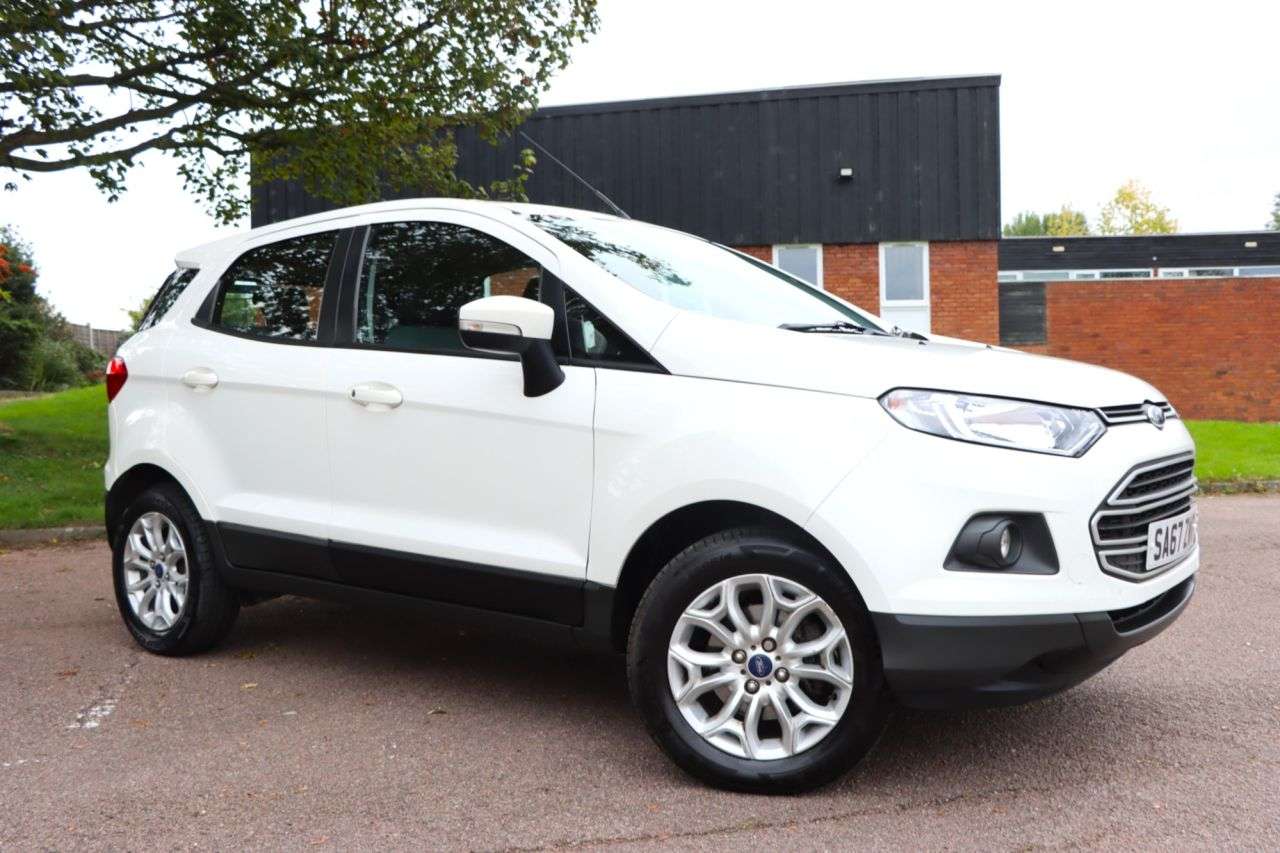 A 2017 FORD ECOSPORT 1.0T EcoBoost Zetec SUV 5dr Petrol Manual Euro 6 (s/s) (125 ps) Just Servic A 2017 FORD ECOSPORT 1.0T EcoBoost Zetec SUV 5dr Petrol Manual Euro 6 (s/s) (125 ps) Just Servic