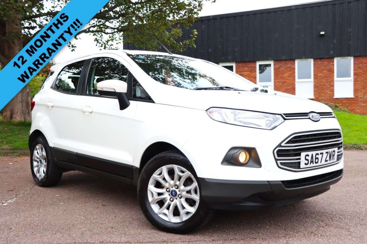 A 2017 FORD ECOSPORT 1.0T EcoBoost Zetec SUV 5dr Petrol Manual Euro 6 (s/s) (125 ps) Just Servic A 2017 FORD ECOSPORT 1.0T EcoBoost Zetec SUV 5dr Petrol Manual Euro 6 (s/s) (125 ps) Just Servic