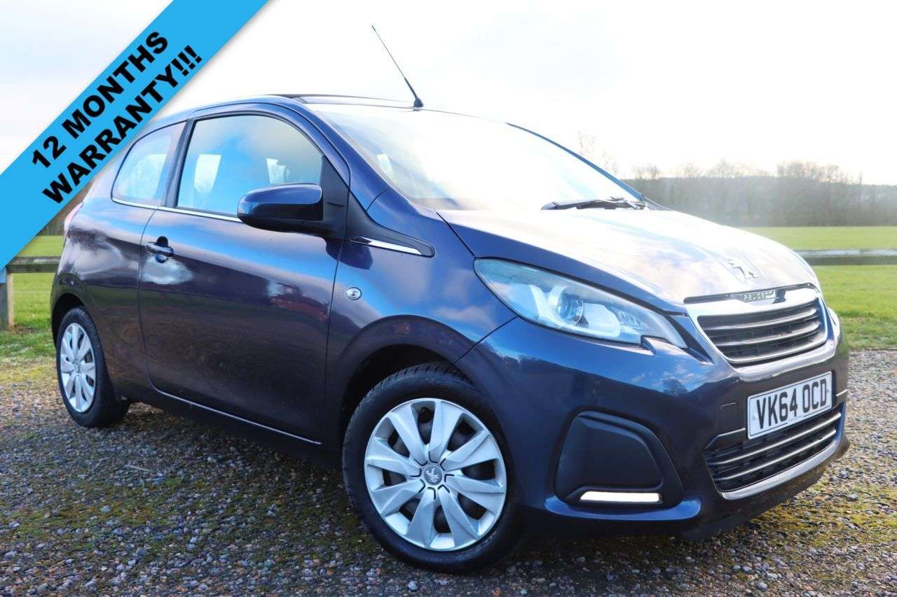 A 2014 PEUGEOT 108 1.2 VTi PureTech Allure Top! 5dr Petrol Manual Euro 5 (82 ps) Just Serviced A 2014 PEUGEOT 108 1.2 VTi PureTech Allure Top! 5dr Petrol Manual Euro 5 (82 ps) Just Serviced
