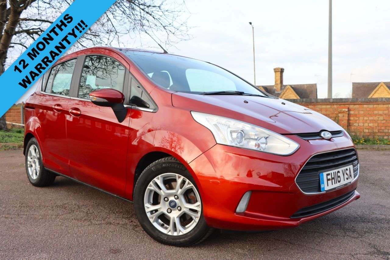 A 2016 FORD B-MAX 1.0T EcoBoost Zetec MPV 5dr Petrol Manual Euro 5 (100 ps) Just Serviced Rea A 2016 FORD B-MAX 1.0T EcoBoost Zetec MPV 5dr Petrol Manual Euro 5 (100 ps) Just Serviced Rea