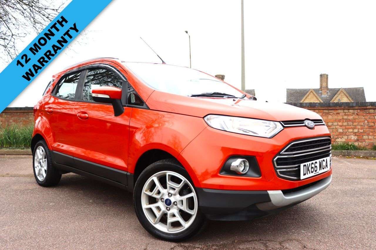 A 2016 FORD ECOSPORT 1.0T EcoBoost Titanium SUV 5dr Petrol Manual 2WD Euro 5 (s/s) (125 ps) Just A 2016 FORD ECOSPORT 1.0T EcoBoost Titanium SUV 5dr Petrol Manual 2WD Euro 5 (s/s) (125 ps) Just