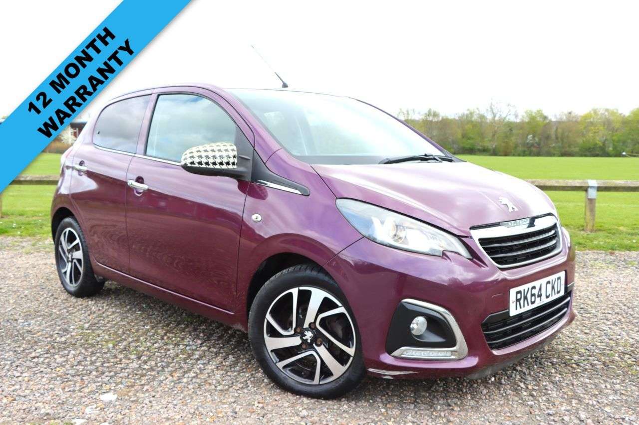 A 2014 PEUGEOT 108 1.2 VTi PureTech Allure Hatchback 5dr Petrol Manual Euro 5 (82 ps) Just Ser A 2014 PEUGEOT 108 1.2 VTi PureTech Allure Hatchback 5dr Petrol Manual Euro 5 (82 ps) Just Ser