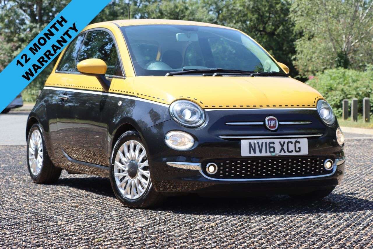 A 2016 FIAT 500 1.2 Lounge Hatchback 3dr Petrol Manual Euro 6 (s/s) (69 bhp) Just Serviced A 2016 FIAT 500 1.2 Lounge Hatchback 3dr Petrol Manual Euro 6 (s/s) (69 bhp) Just Serviced