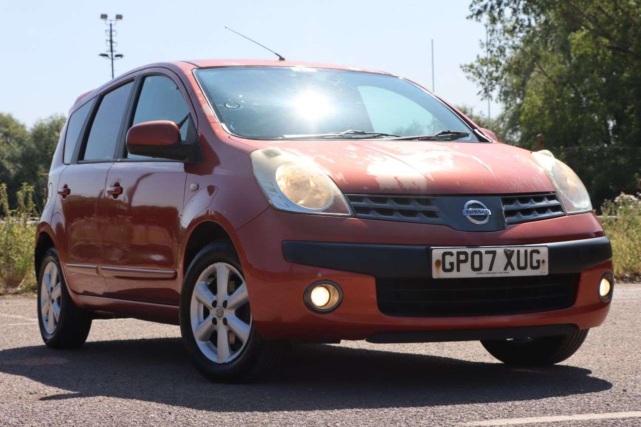 A 2007 NISSAN NOTE 1.6 16v SE Hatchback 5dr Petrol Manual (156 g/km, 109 bhp) Just Serviced Re A 2007 NISSAN NOTE 1.6 16v SE Hatchback 5dr Petrol Manual (156 g/km, 109 bhp) Just Serviced Re