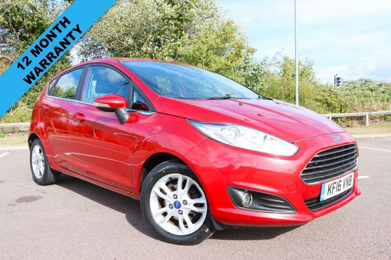 A 2016 FORD FIESTA 1.0T EcoBoost Zetec Hatchback 5dr Petrol Manual Euro 6 (s/s) (100 ps) Just A 2016 FORD FIESTA 1.0T EcoBoost Zetec Hatchback 5dr Petrol Manual Euro 6 (s/s) (100 ps) Just