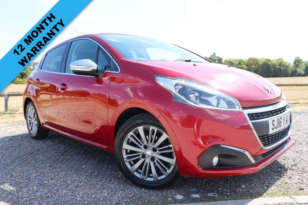 A 2016 PEUGEOT 208 1.2 PureTech Allure Hatchback 5dr Petrol Manual Euro 6 (82 ps) Just Service A 2016 PEUGEOT 208 1.2 PureTech Allure Hatchback 5dr Petrol Manual Euro 6 (82 ps) Just Service