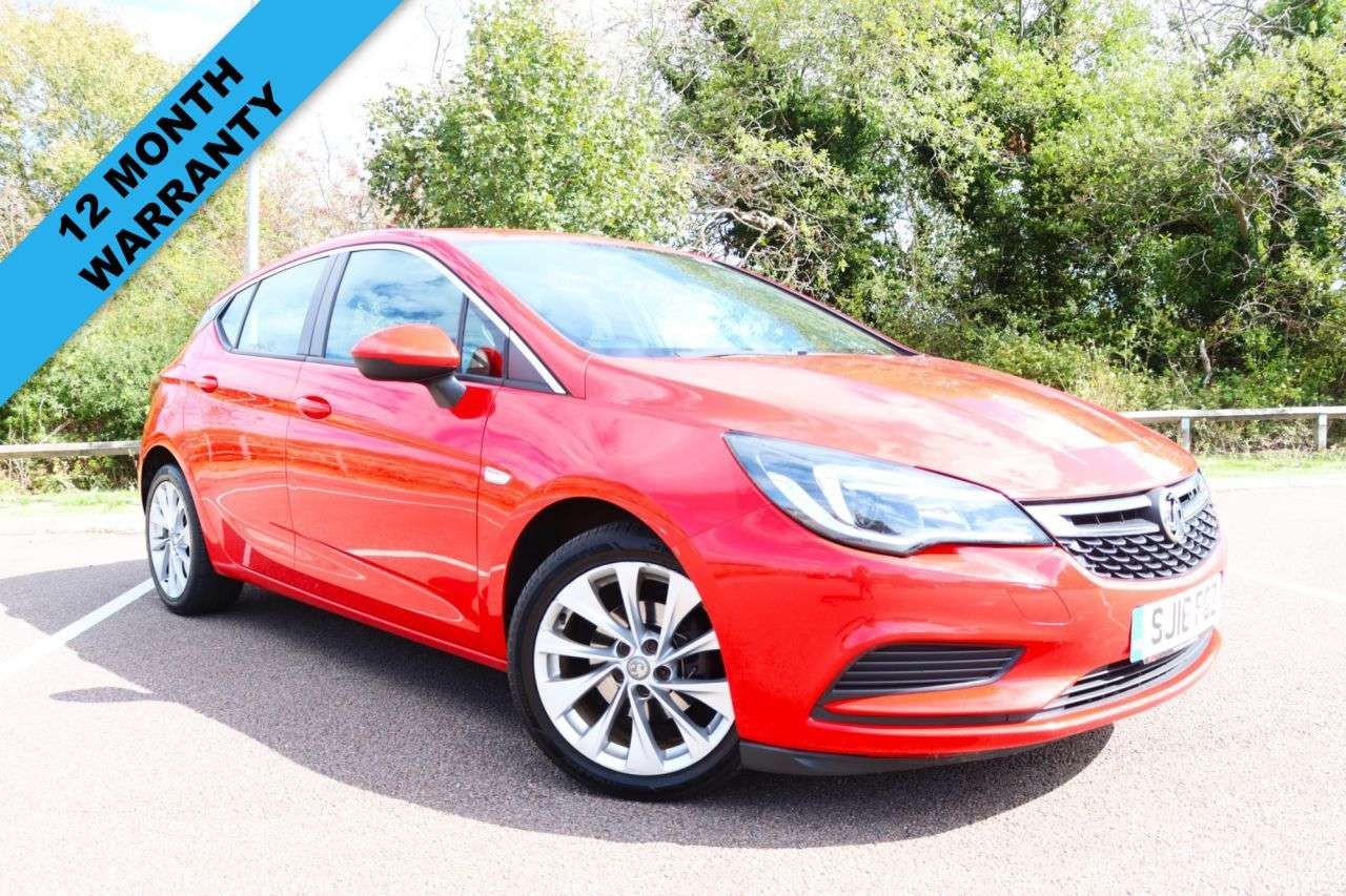 A 2016 VAUXHALL ASTRA 1.4i Energy Hatchback 5dr Petrol Manual Euro 6 (100 ps) Just Serviced Ready A 2016 VAUXHALL ASTRA 1.4i Energy Hatchback 5dr Petrol Manual Euro 6 (100 ps) Just Serviced Ready