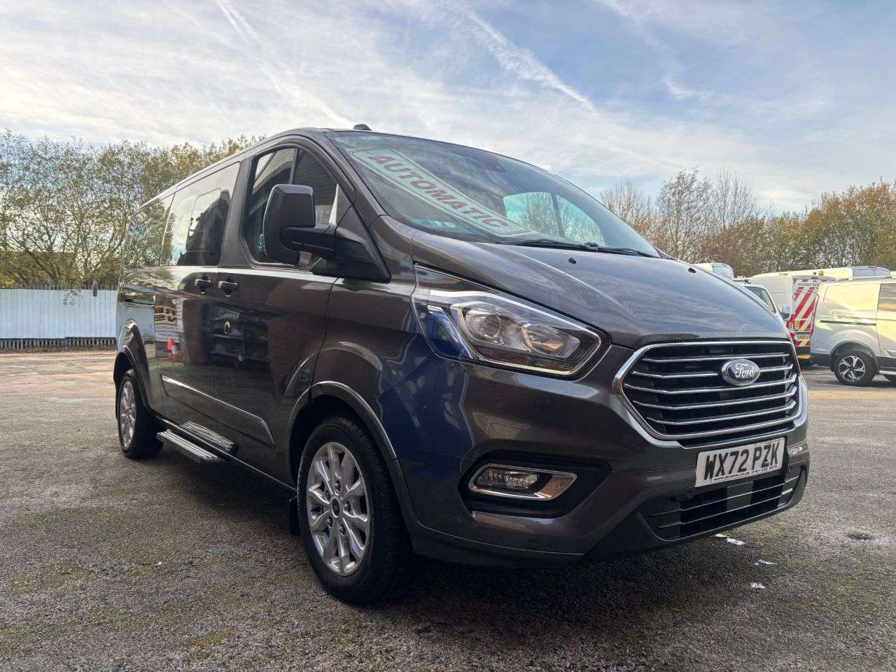 A 2022 FORD TOURNEO CUSTOM 2.0 320 EcoBlue Titanium Minibus Double Cab 5dr Diesel Auto L2 Euro 6 (s/s) A 2022 FORD TOURNEO CUSTOM 2.0 320 EcoBlue Titanium Minibus Double Cab 5dr Diesel Auto L2 Euro 6 (s/s)