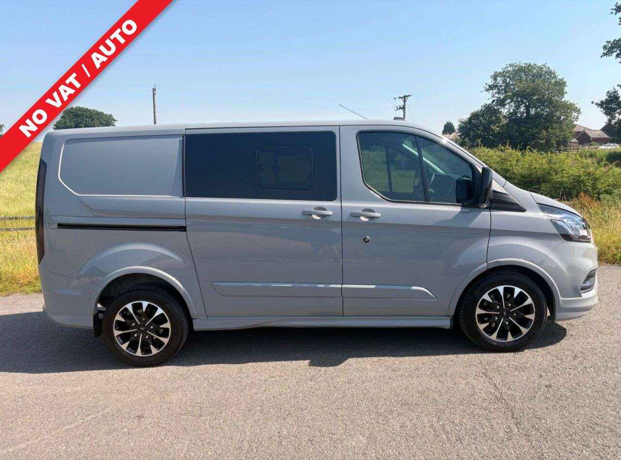 A 2023 FORD TRANSIT CUSTOM 2.0 320 EcoBlue Sport Crew Van Double Cab 5dr Diesel Auto L1 H1 Euro 6 (170 A 2023 FORD TRANSIT CUSTOM 2.0 320 EcoBlue Sport Crew Van Double Cab 5dr Diesel Auto L1 H1 Euro 6 (170
