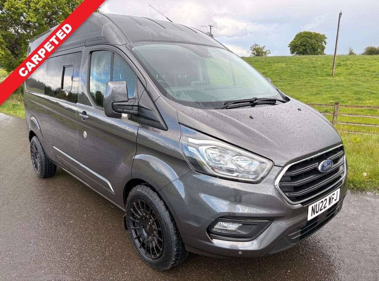 A 2022 FORD TRANSIT CUSTOM 2.0 320 EcoBlue Limited Panel Van 5dr Diesel Auto L2 H2 Euro 6 (s/s) (130 p A 2022 FORD TRANSIT CUSTOM 2.0 320 EcoBlue Limited Panel Van 5dr Diesel Auto L2 H2 Euro 6 (s/s) (130 p