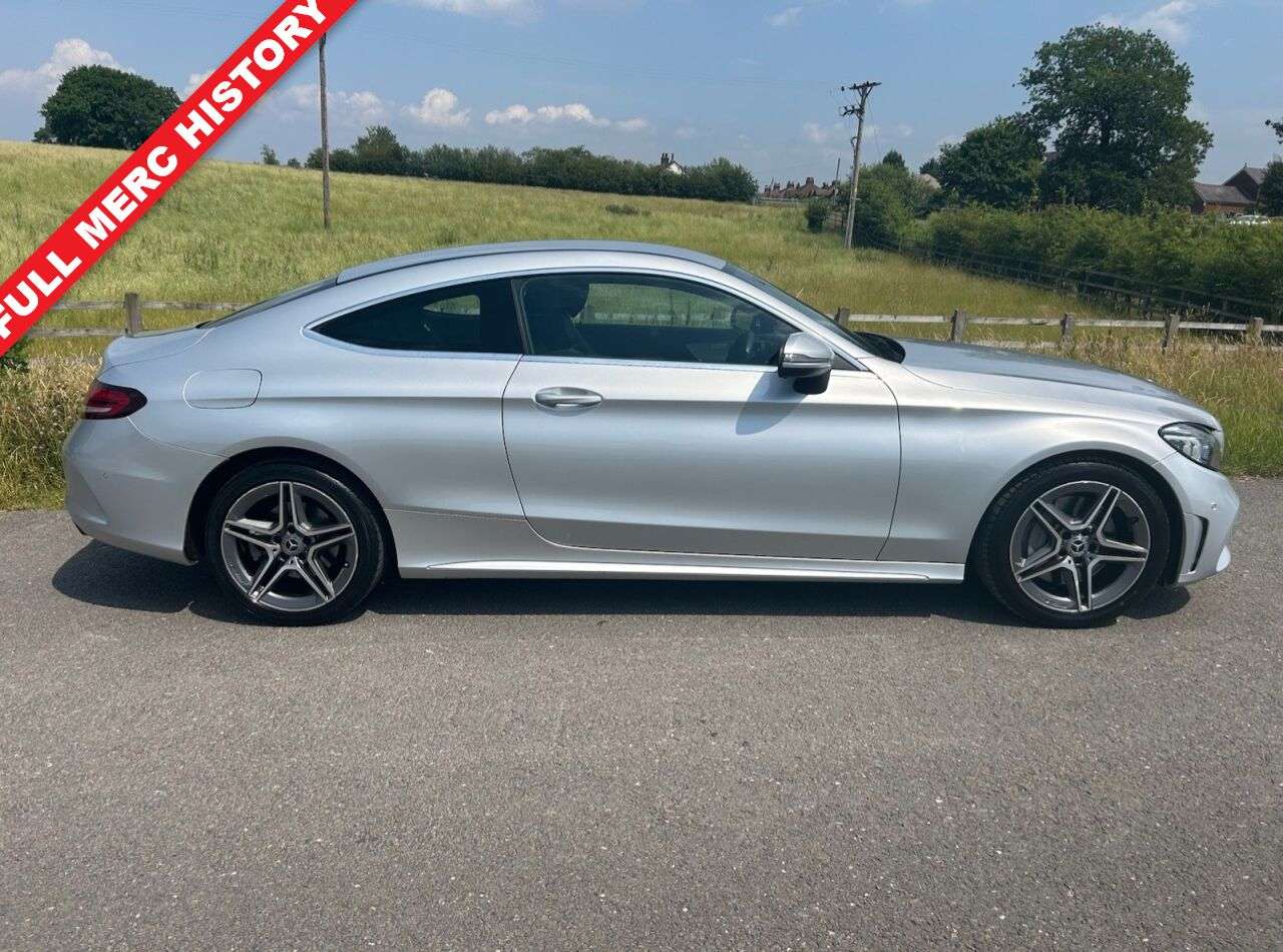 A 2019 MERCEDES-BENZ C CLASS 2.0 C300 AMG Line (Premium) Coupe 2dr Petrol G-Tronic+ Euro 6 (s/s) (258 ps A 2019 MERCEDES-BENZ C CLASS 2.0 C300 AMG Line (Premium) Coupe 2dr Petrol G-Tronic+ Euro 6 (s/s) (258 ps