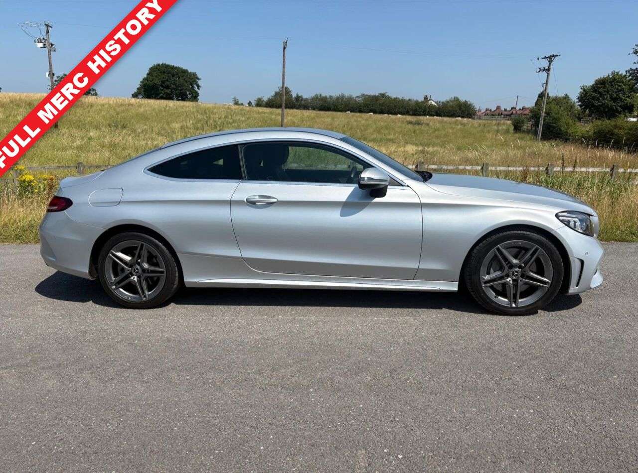 A 2019 MERCEDES-BENZ C CLASS 2.0 C300 AMG Line (Premium) Coupe 2dr Petrol G-Tronic+ Euro 6 (s/s) (258 ps A 2019 MERCEDES-BENZ C CLASS 2.0 C300 AMG Line (Premium) Coupe 2dr Petrol G-Tronic+ Euro 6 (s/s) (258 ps