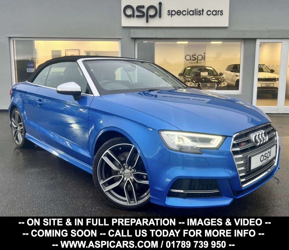 A 2017 AUDI S3 2.0 TFSI Cabriolet 2dr Petrol S Tronic quattro Euro 6 (s/s) (310 ps) PDC, H A 2017 AUDI S3 2.0 TFSI Cabriolet 2dr Petrol S Tronic quattro Euro 6 (s/s) (310 ps) PDC, H