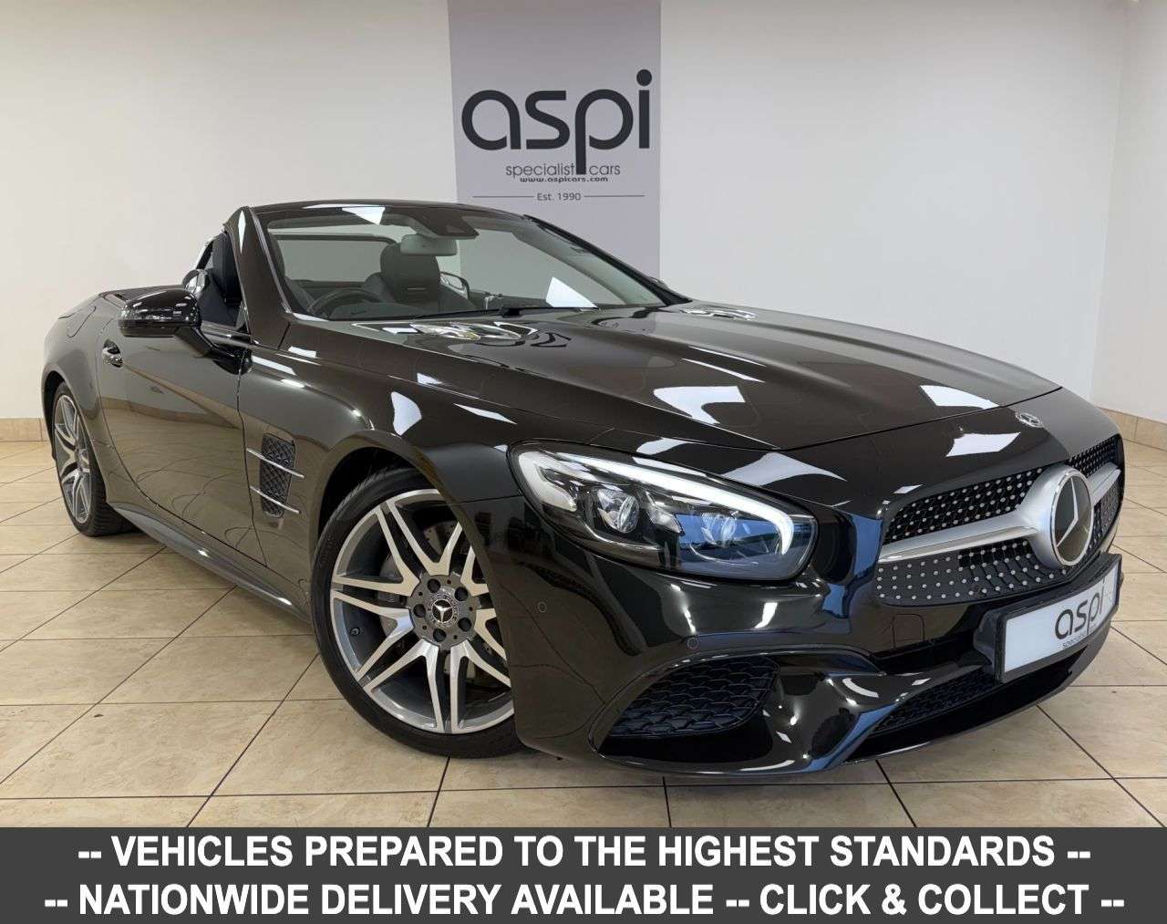 A 2018 MERCEDES-BENZ SL 4.7 SL500 V8 AMG Line (Premium) Roadster 2dr Petrol G-Tronic+ Euro 6 (s/s) A 2018 MERCEDES-BENZ SL 4.7 SL500 V8 AMG Line (Premium) Roadster 2dr Petrol G-Tronic+ Euro 6 (s/s)