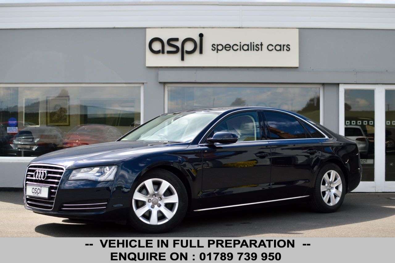 A 2013 AUDI A8 3.0 TDI V6 SE Saloon 4dr Diesel Tiptronic quattro Euro 5 (s/s) (250 ps) FUL A 2013 AUDI A8 3.0 TDI V6 SE Saloon 4dr Diesel Tiptronic quattro Euro 5 (s/s) (250 ps) FUL