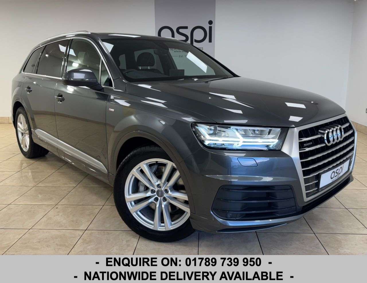 A 2019 AUDI Q7 3.0 TDI V6 45 S line SUV 5dr Diesel Tiptronic quattro Euro 6 (s/s) (231 ps) A 2019 AUDI Q7 3.0 TDI V6 45 S line SUV 5dr Diesel Tiptronic quattro Euro 6 (s/s) (231 ps)